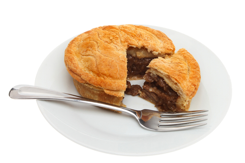 A meat pie